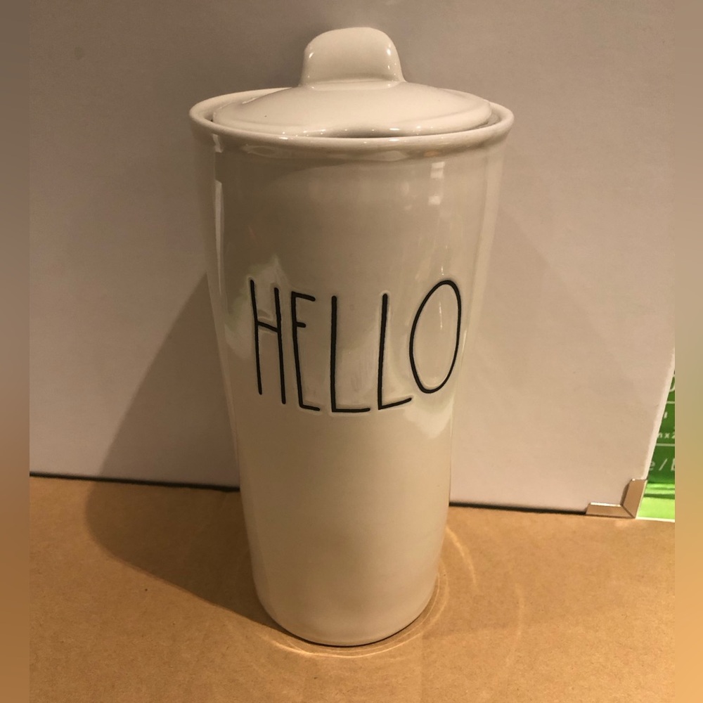 Rae Dunn Ceramic Travel Mug